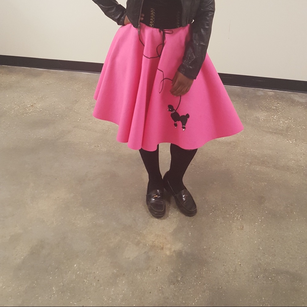 Pink Poodle skirt